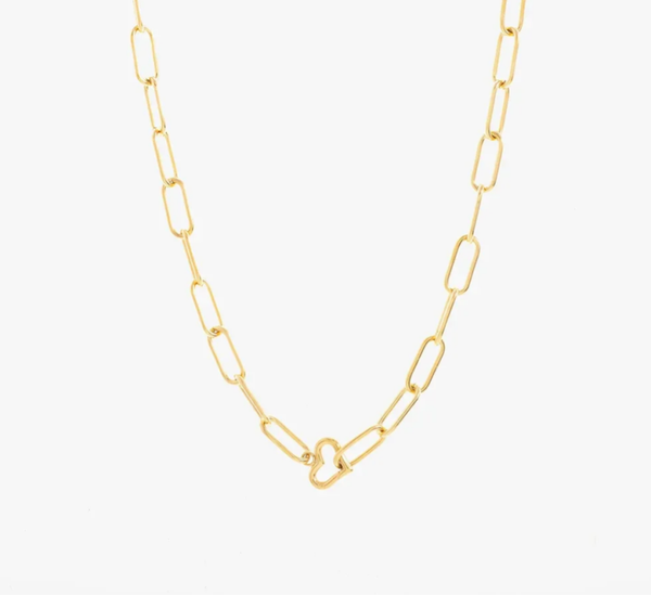 COLLAR CADENA CORAZÓN