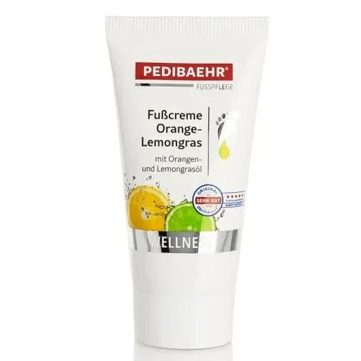 Pedibaehr Voetencrème Sinaasappel-citroengras 30 ml