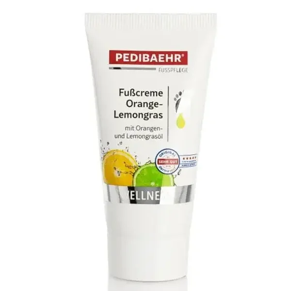 Pedibaehr Voetencrème Sinaasappel-citroengras 30 ml