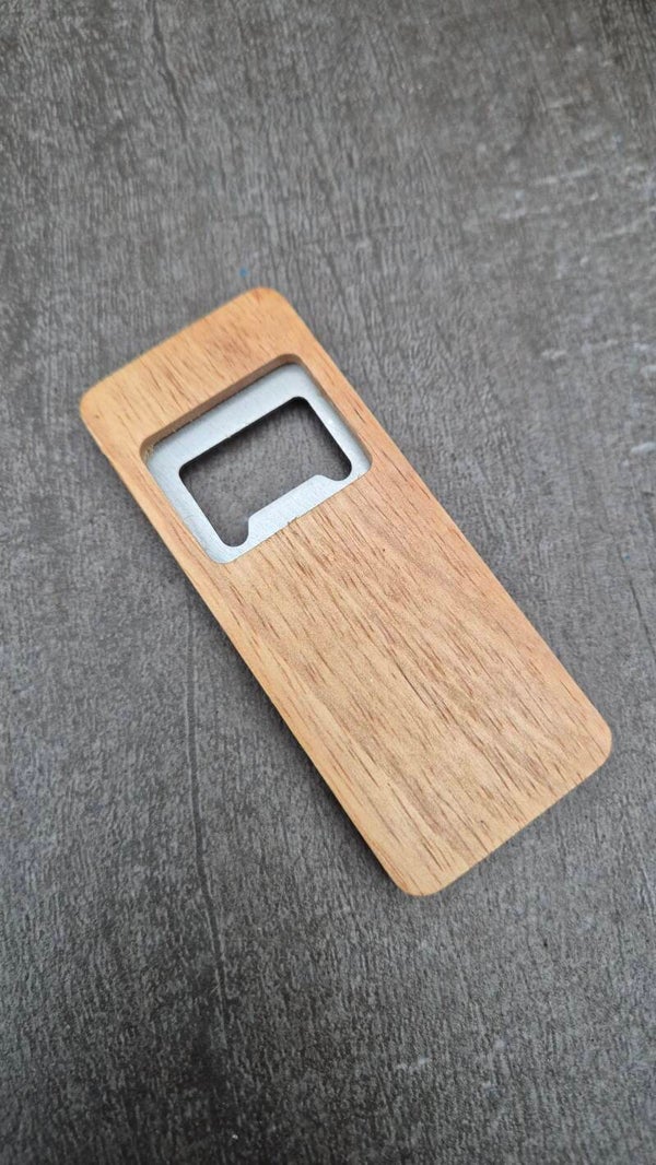 Houten opener rechthoekig