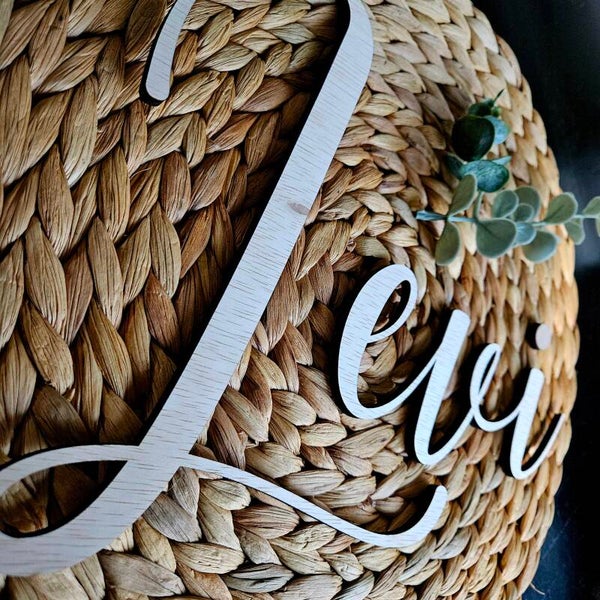 Houten naam