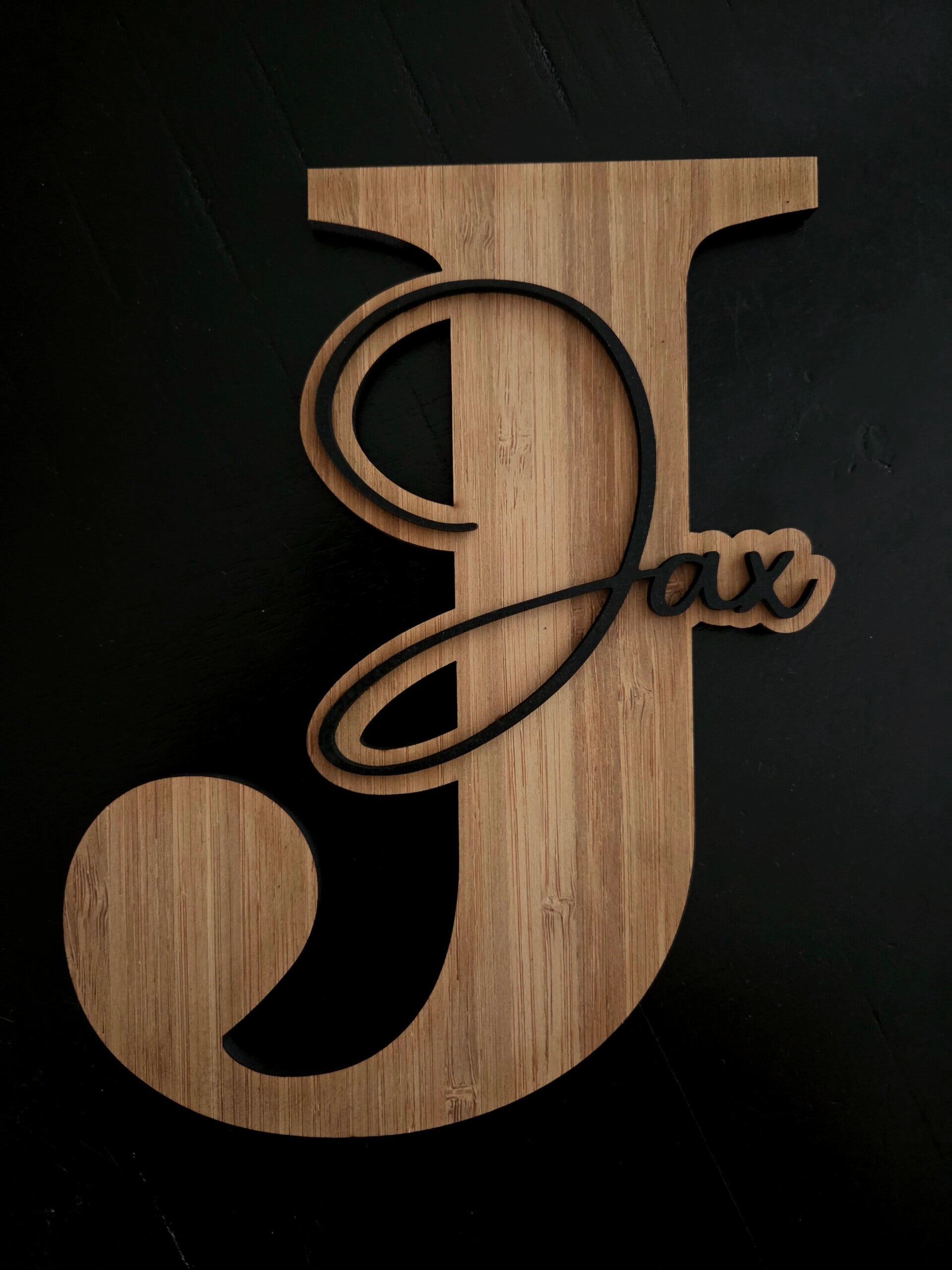 Geboorte letter met naam