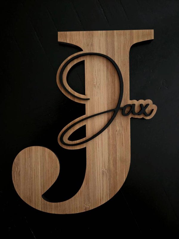 Geboorte letter met naam
