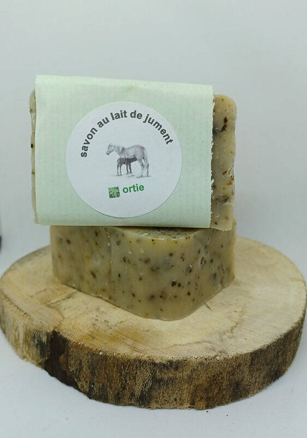 Savon surgras au lait de jument Ortie
