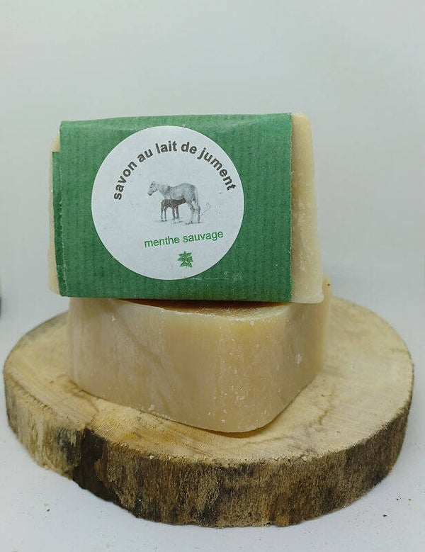 Savon surgras au lait de jument Menthe Sauvage