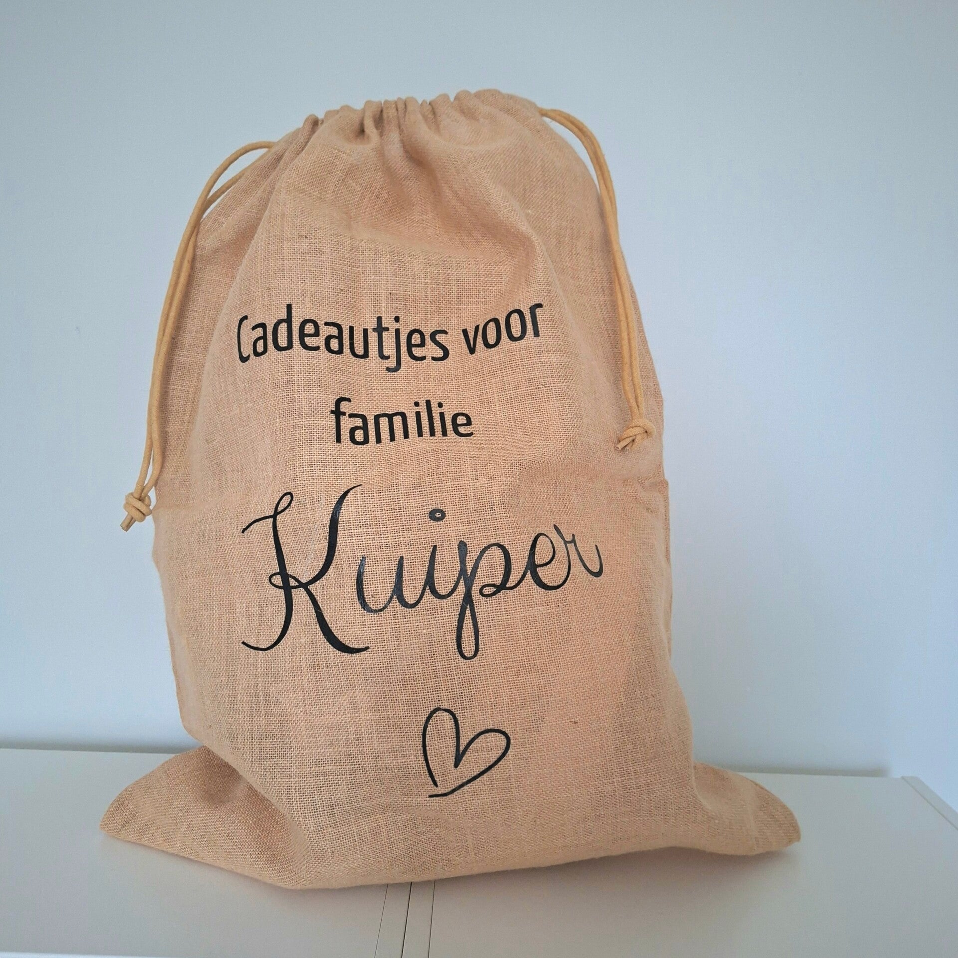 Cadeauzak met naam l Sinterklaas