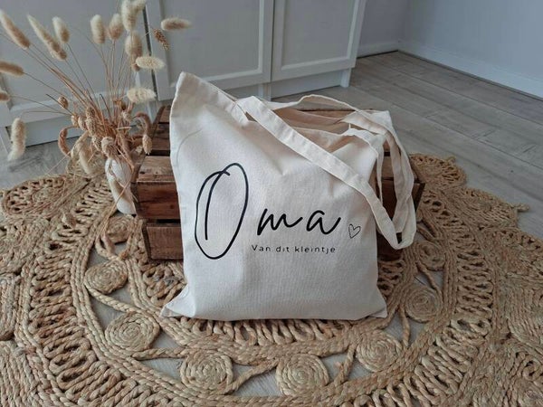 Oma van dit kleintje |  katoenen tas