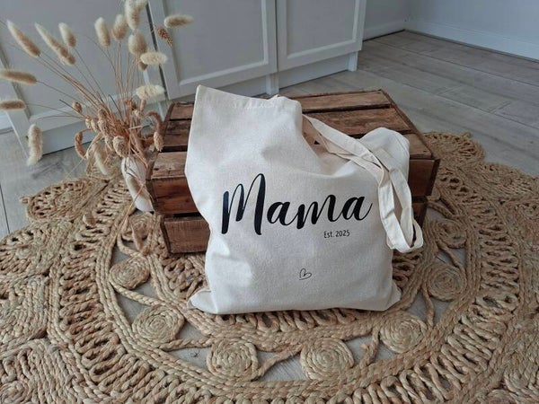Mama est..... | katoenen tas