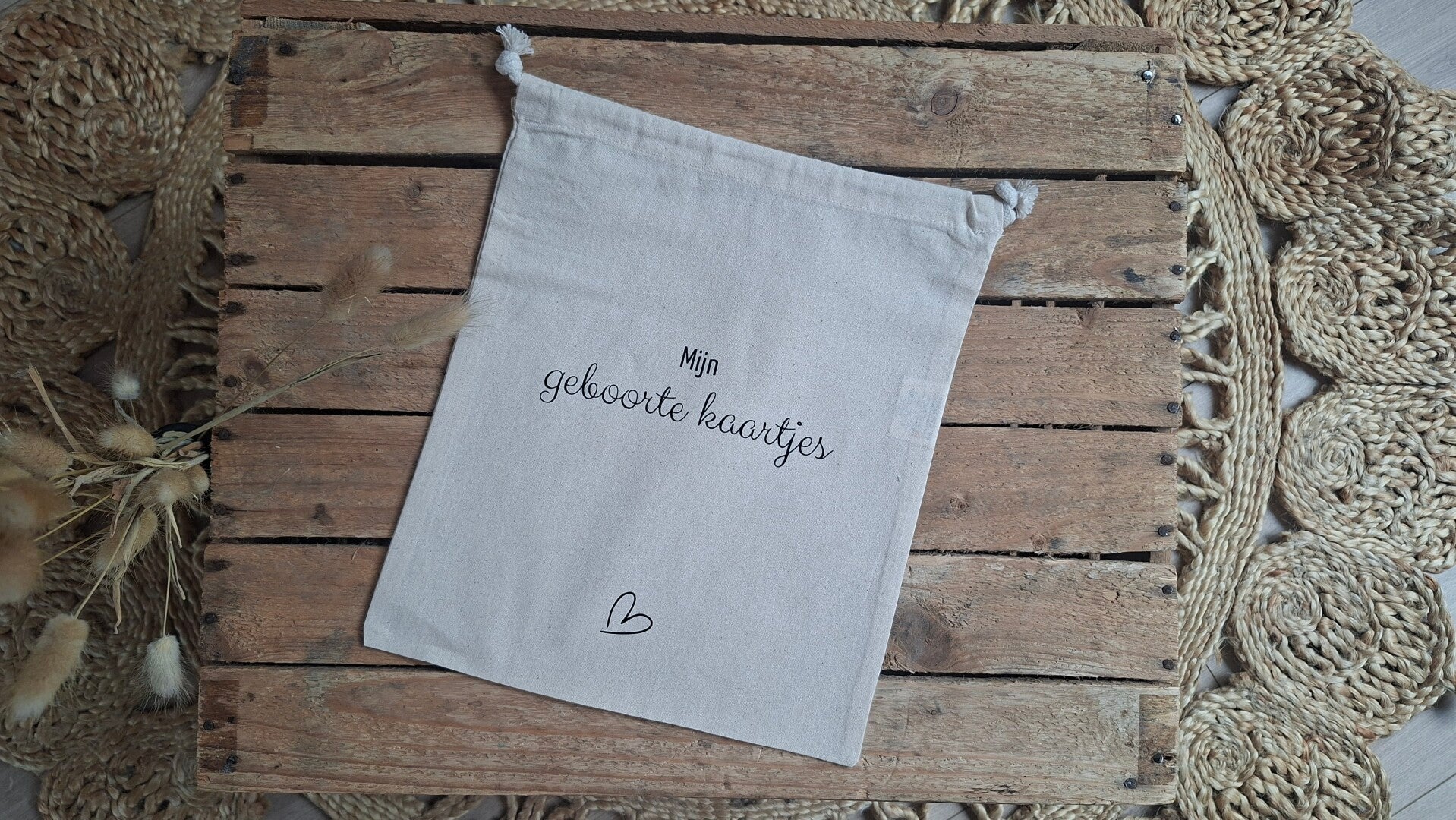 Mijn geboortekaartjes | Bewaarzakjes (Sierlijk)