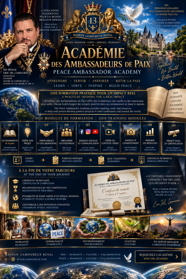 Inscription Peace Ambassador programme