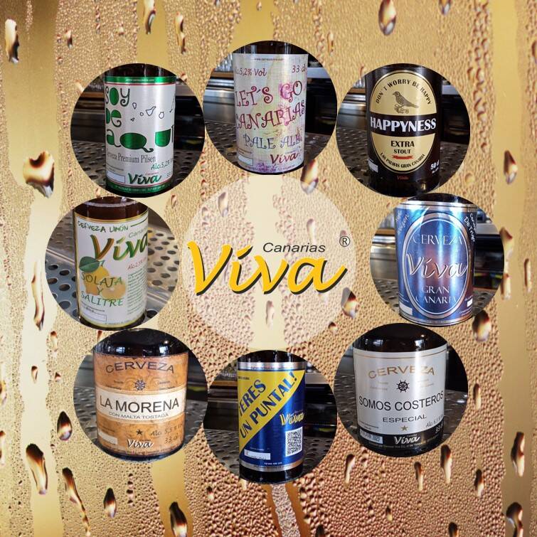 The Viva beers of Gran Canaria.