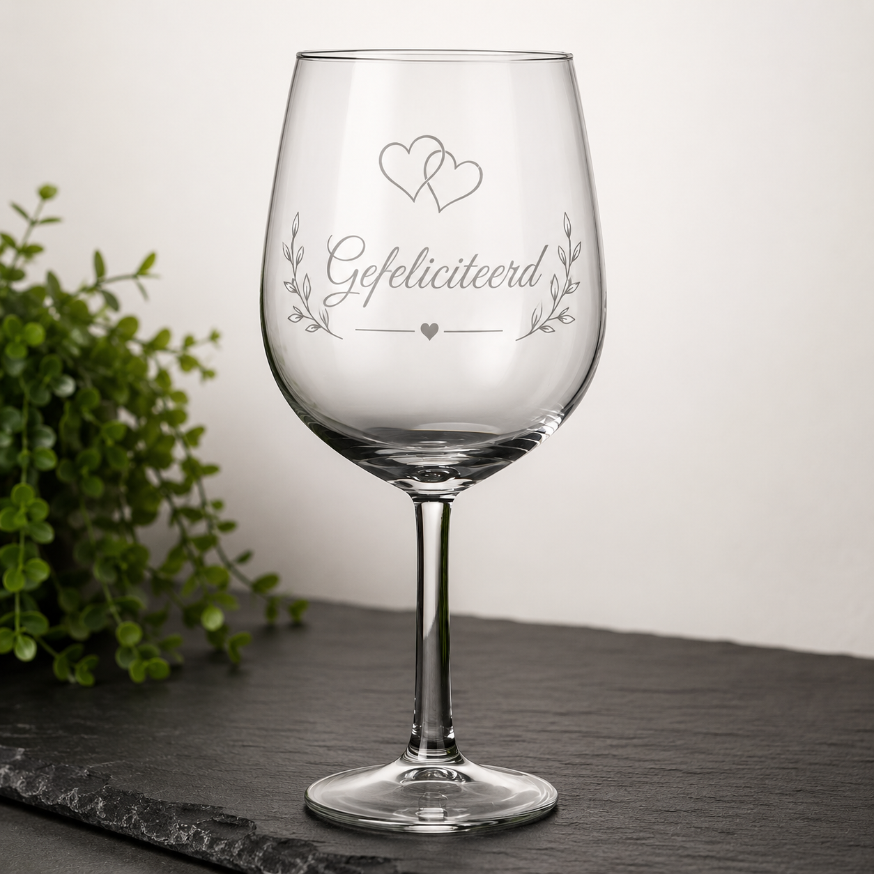 Wijnglas 430 ml felicitatie