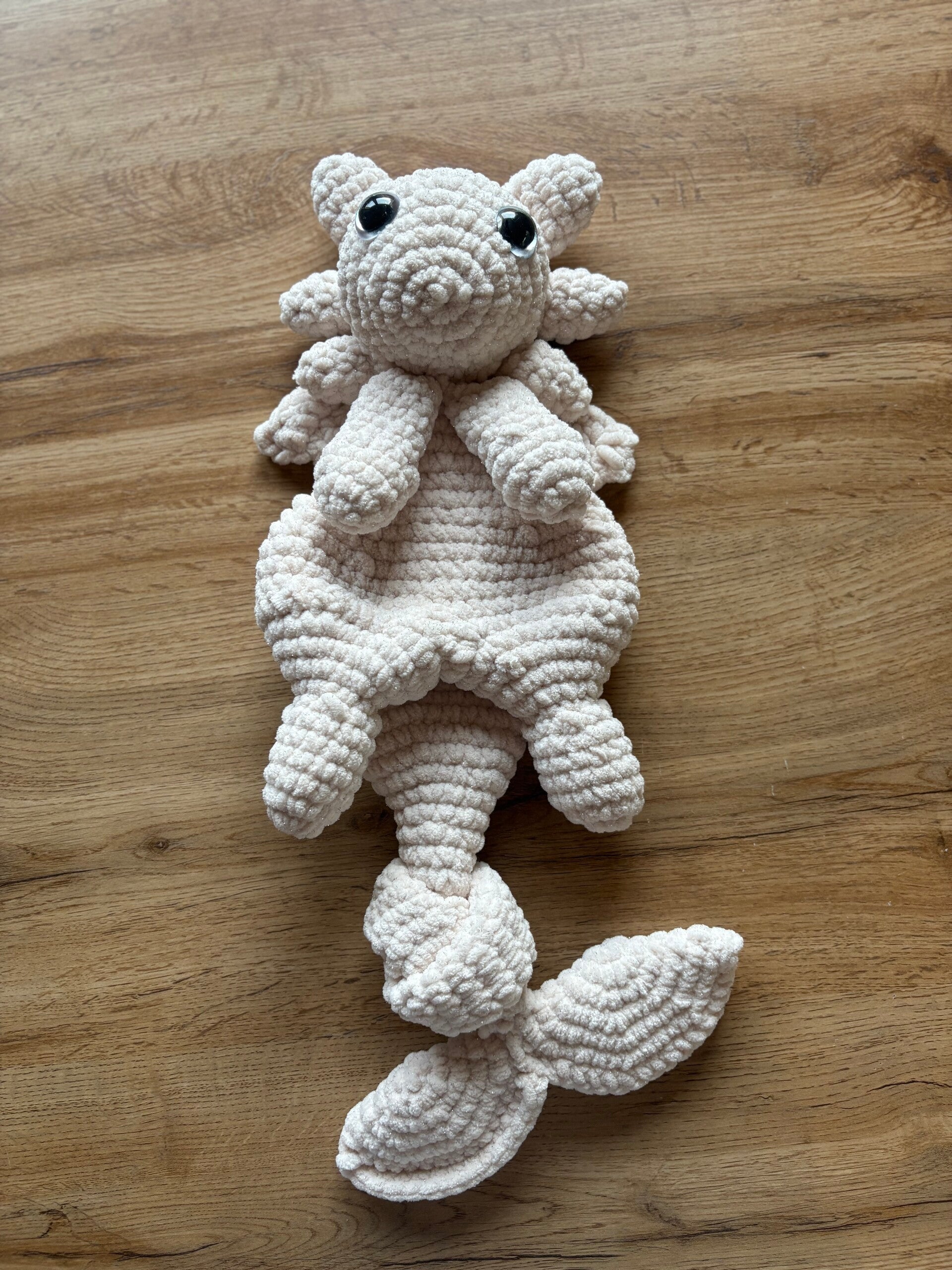 Häkel-Weißer Drache