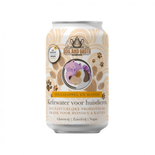 Boil & Broth Waterkefir met sinaasappel & mango