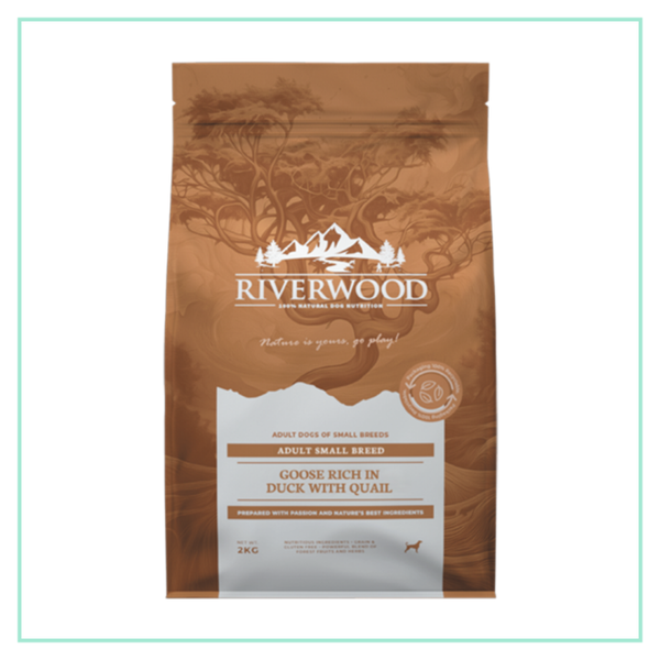 Riverwood Adult Small Breed Gans & Eend met Kwartel