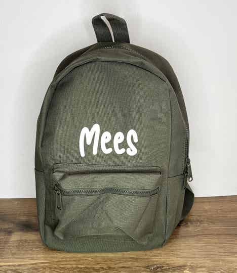 Rugzak met naam Stoer