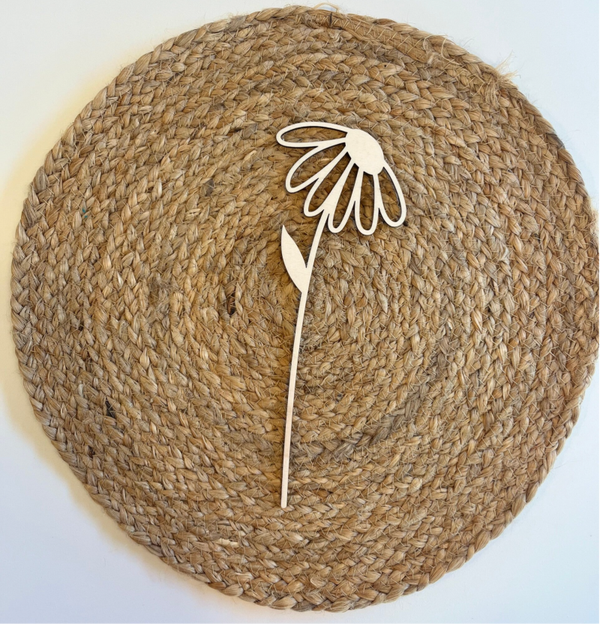 Houten bloem- Madeliefje