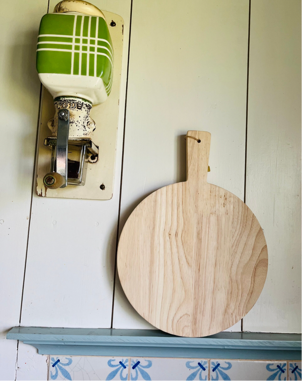 Rubber houten borrelplank