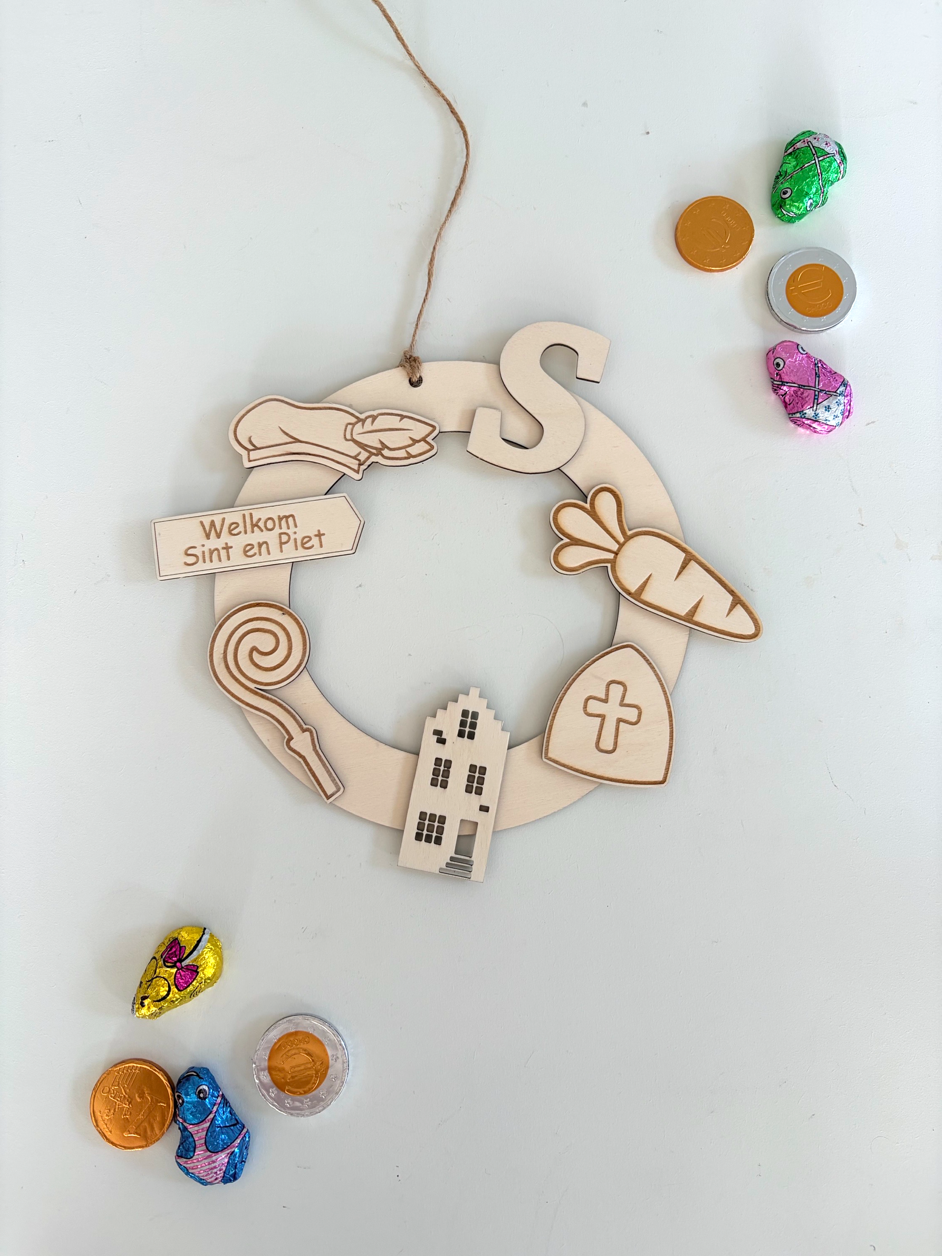 Diy sinterklaas krans