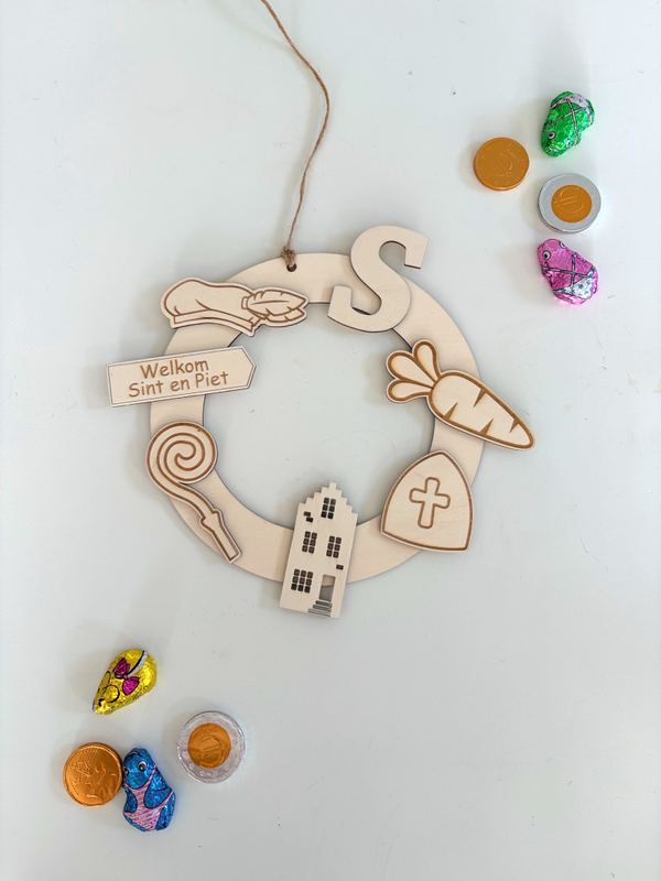 Diy sinterklaas krans