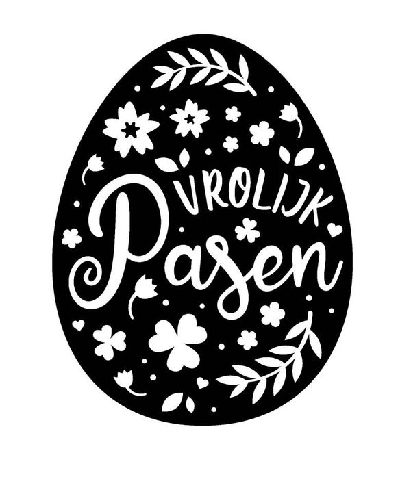 Raamsticker Vrolijk pasen