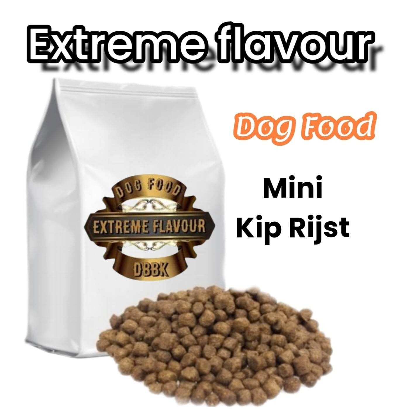 72 Extreme Flavour Mini Kip / Rijst 10 Kg voor het kleine Ras