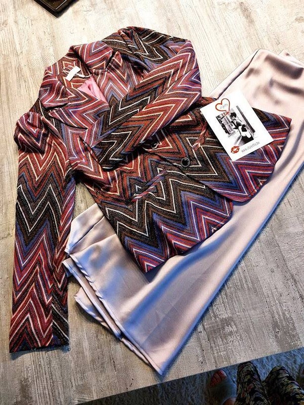 Retro blazer FUSCHA/MULTI