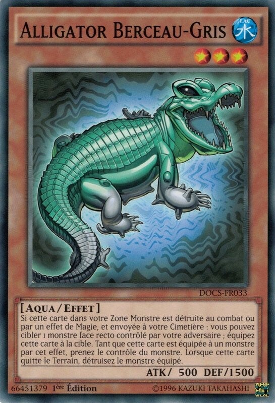 Alligator Berceau Gris
