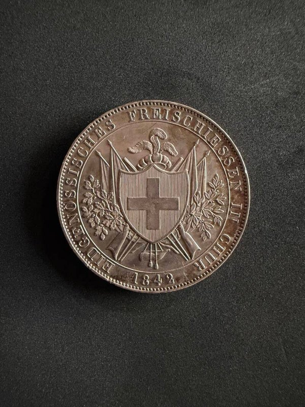 Schützentaler Graubünden / Chur, 4 Franken 1842