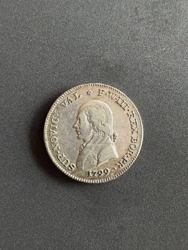 Preussen, Königreich Friedrich Wilhelm III.  21 Batzen (Gulden) 1799 Neuchâtel (2)
