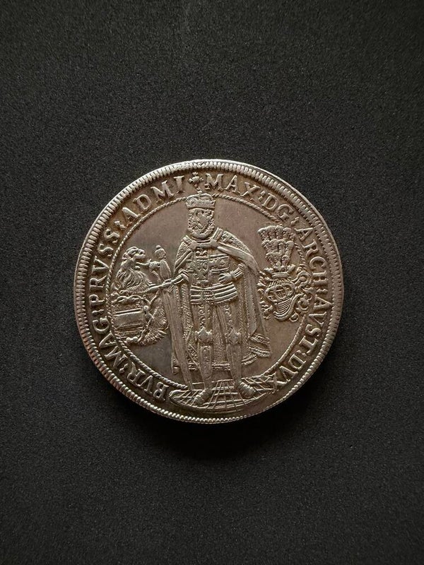 Erzherzog Maximilian 1585-1590-1618. Reichstaler 1603, Hall.