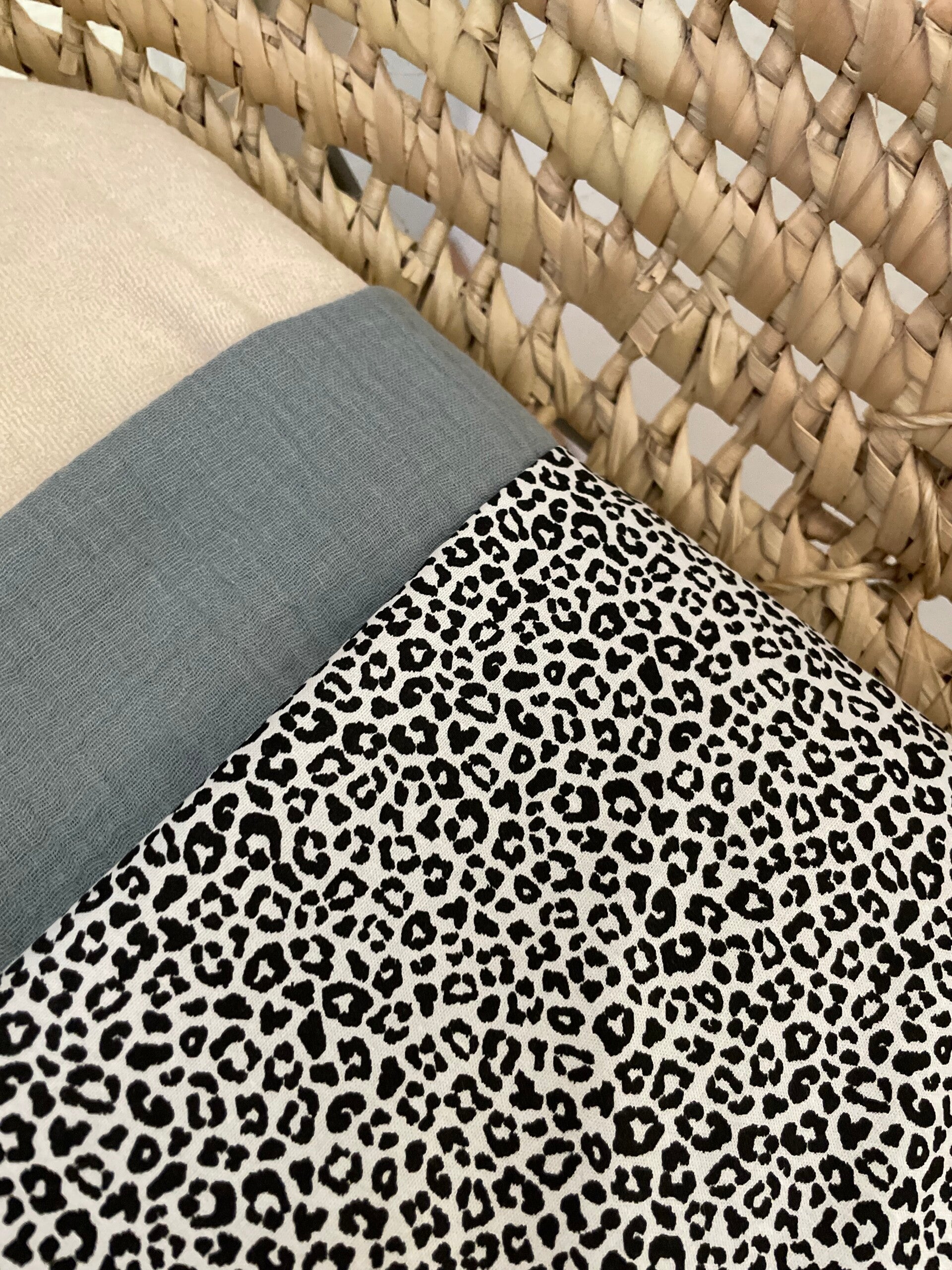 Lakentje - panter ecru