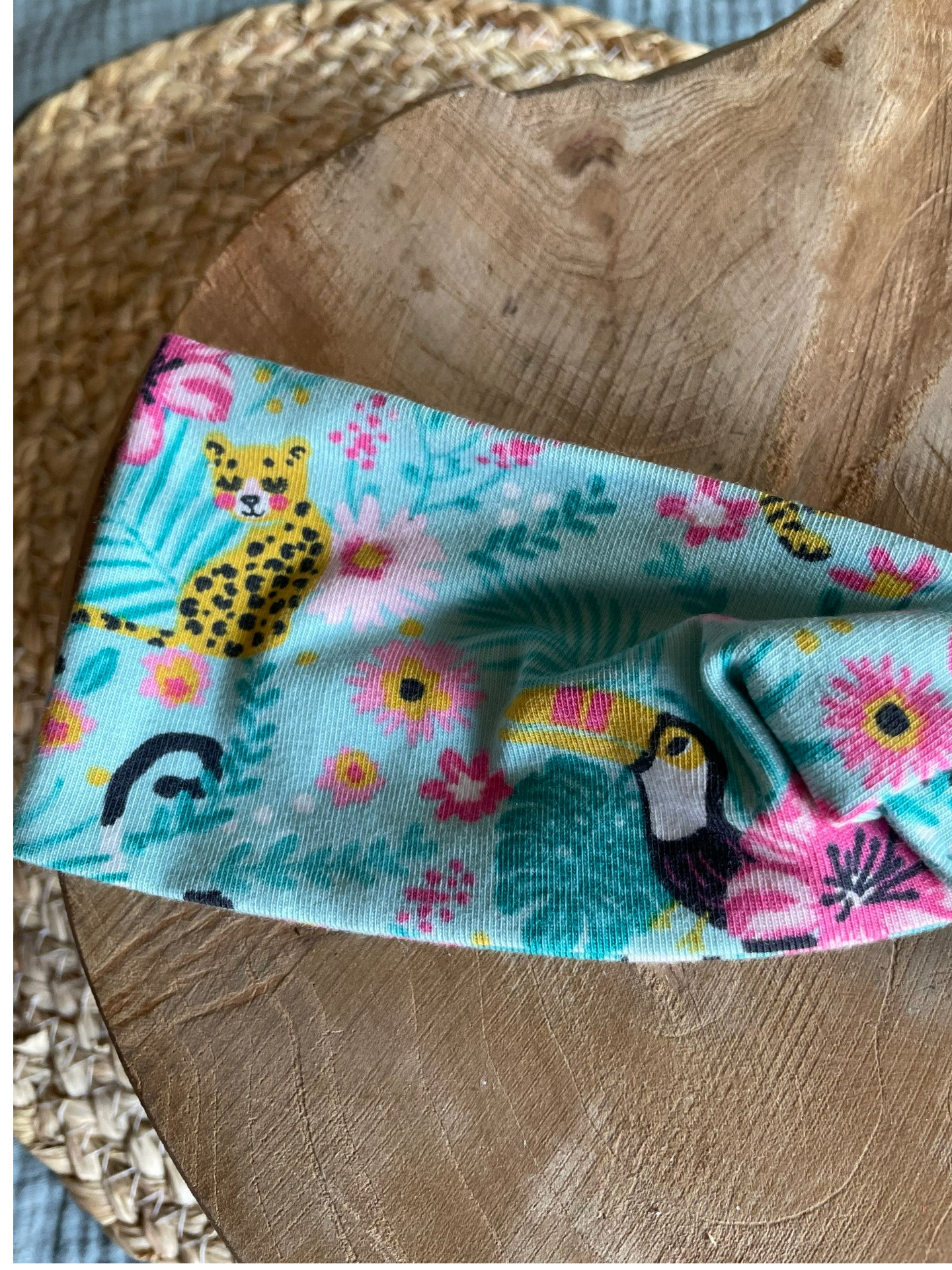 draaihaarband - smal - jungle