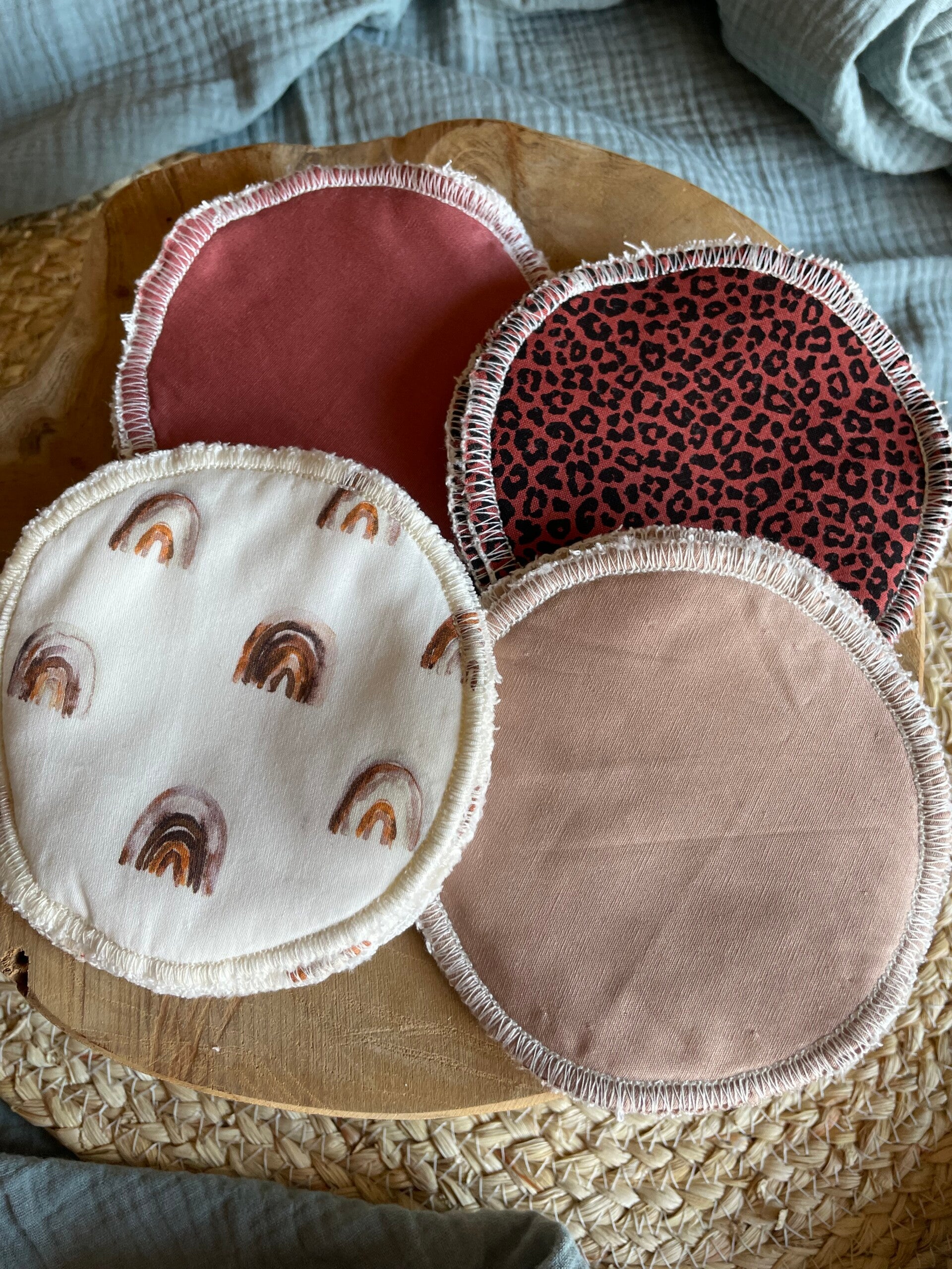 Zoogkompressenset - regenboog panter