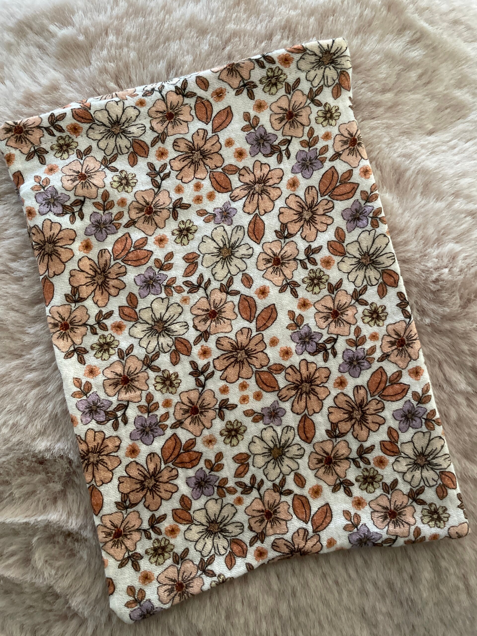 Washandje - herfstbloemen