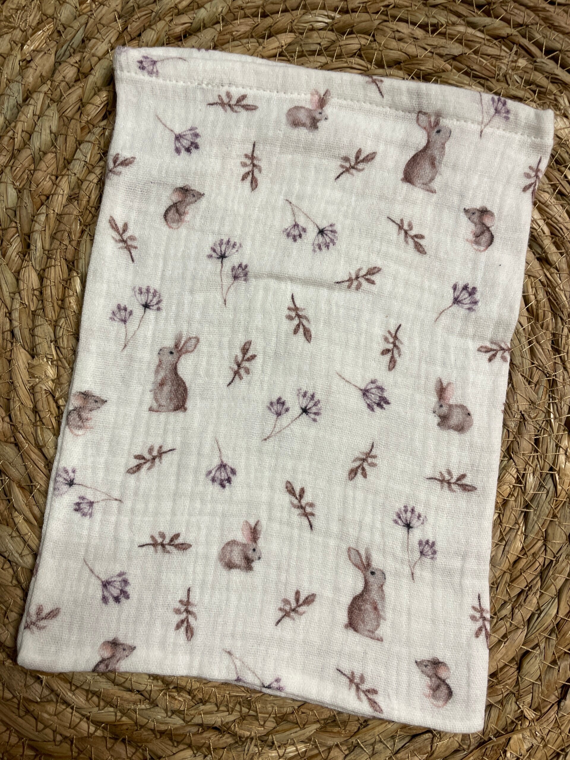 Washandje - konijn en muis