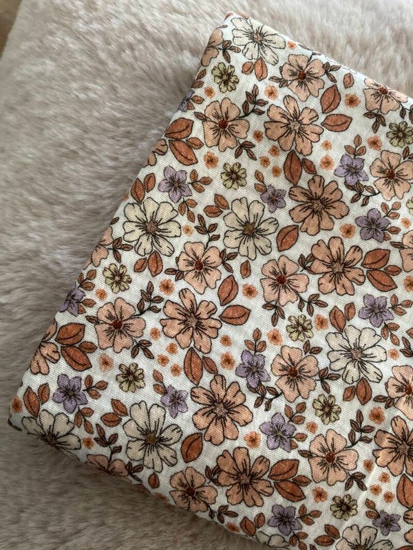 xl doek - herfstbloemen