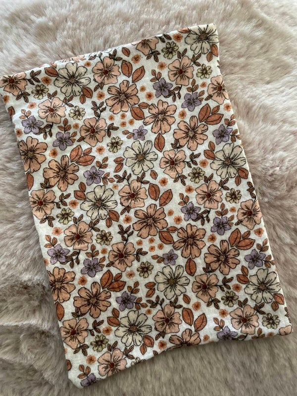 Washandje - herfstbloemen