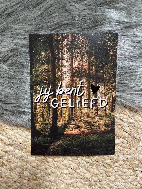 Kaart - jij bent geliefd