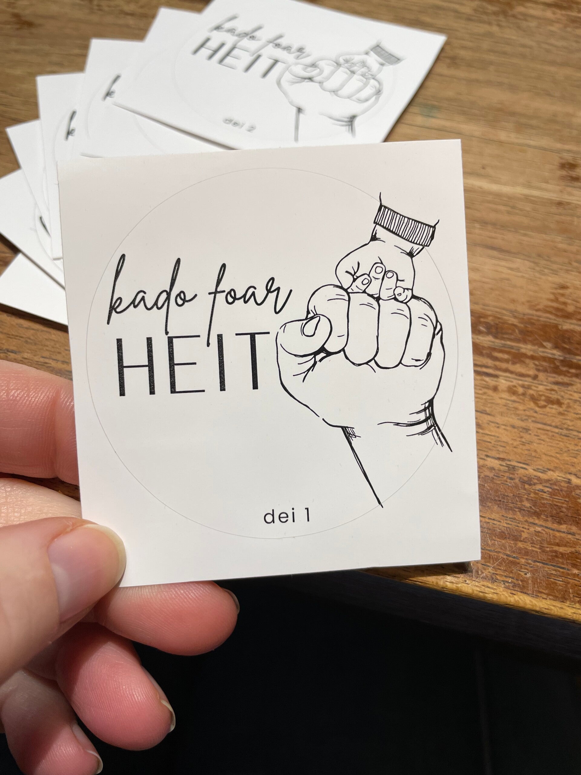 Stickers - heit 8 dagen