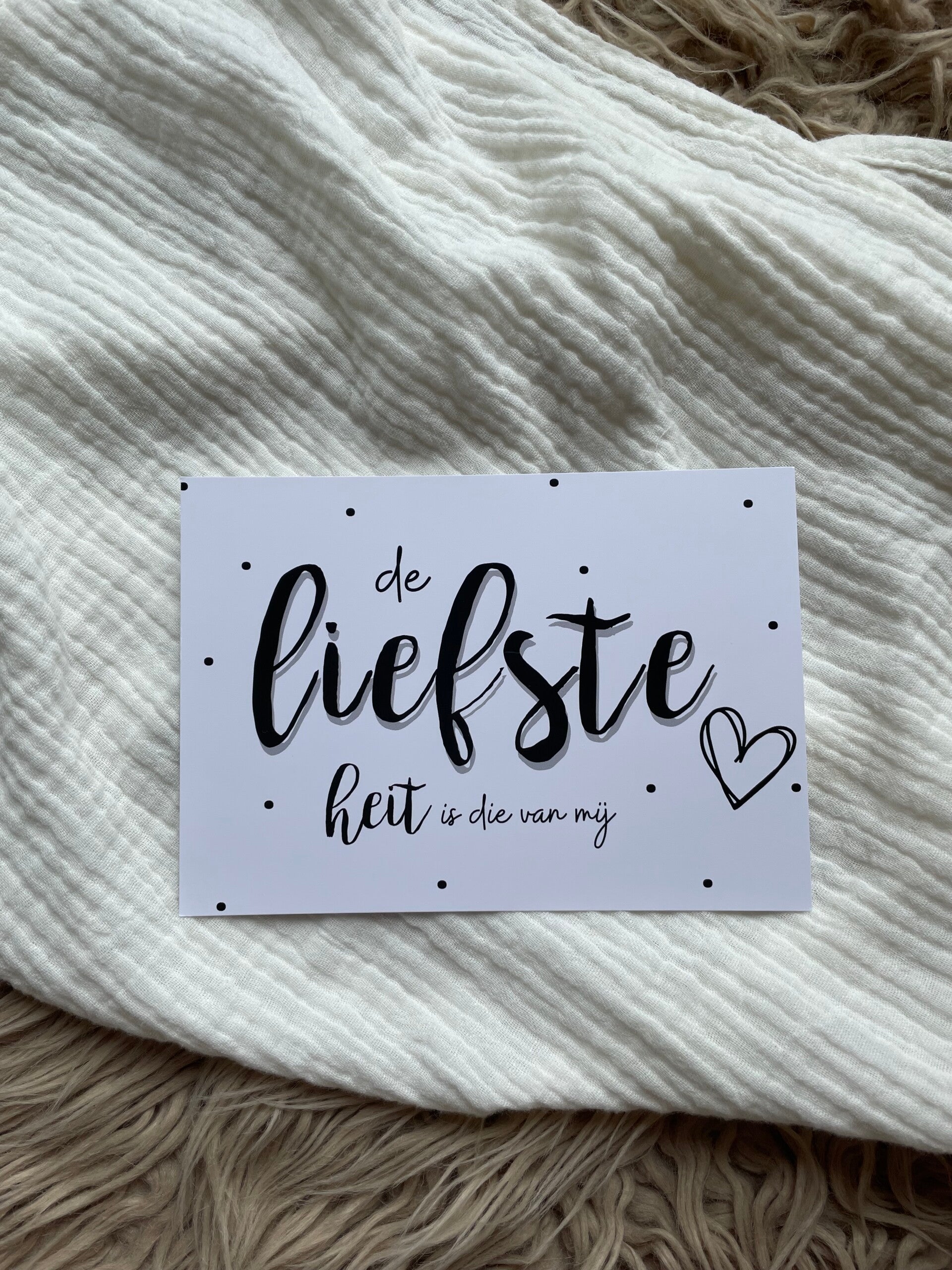 Kaart - de liefste heit