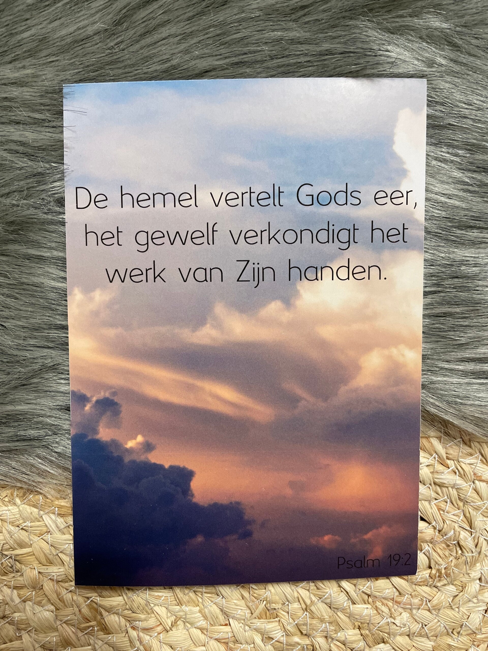 Kaart - de hemel vertelt Gods eer