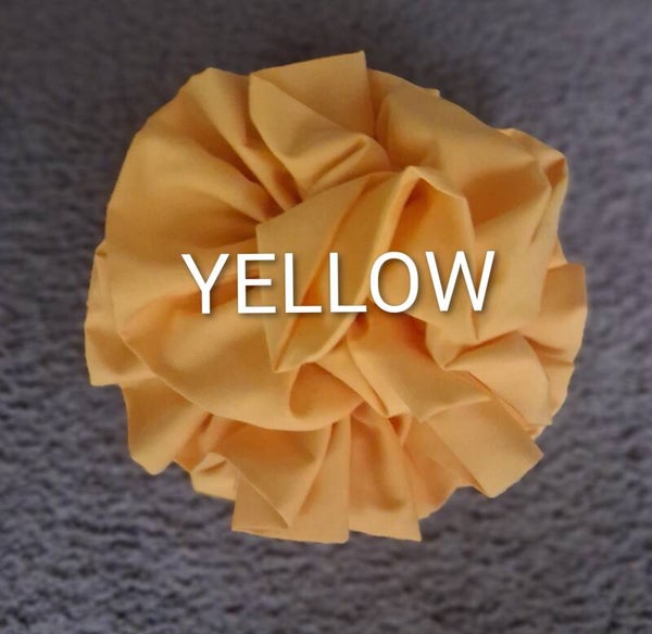 Yellow Cotton Flower Pins