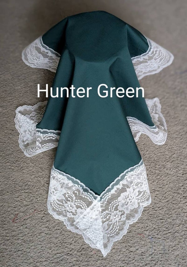 Hunter GreenCotton Lap Scarves