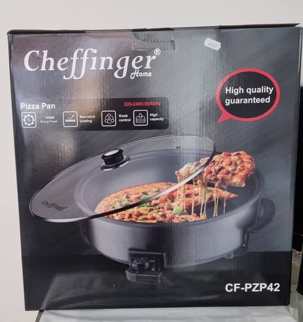 Padella Elettrica Cheffinger Pizza Pan diametro 42cm 1500W