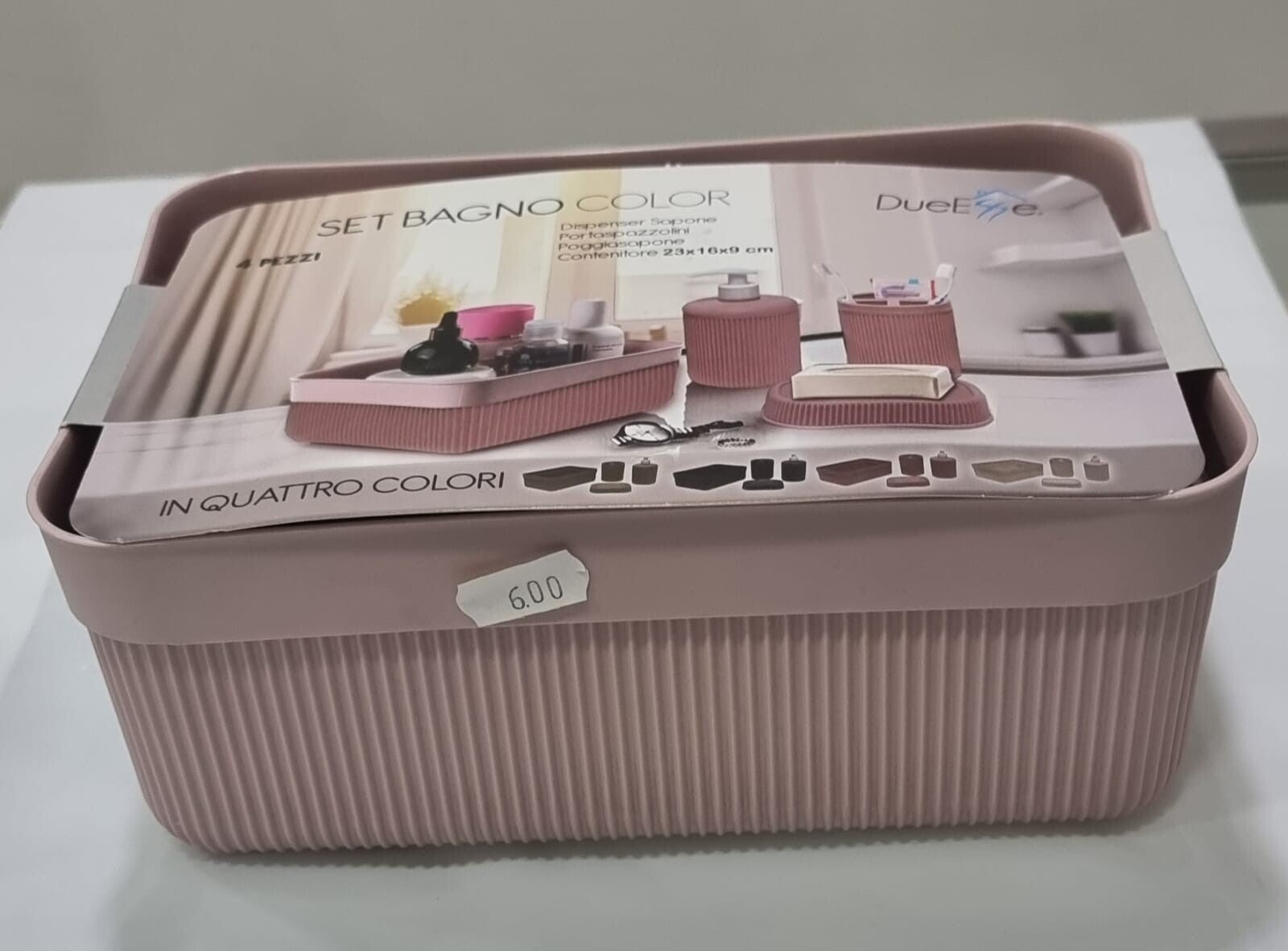 Set da bagno 4 pezzi