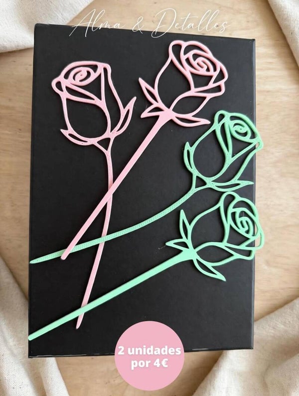 MARCAPAGINAS ROSA