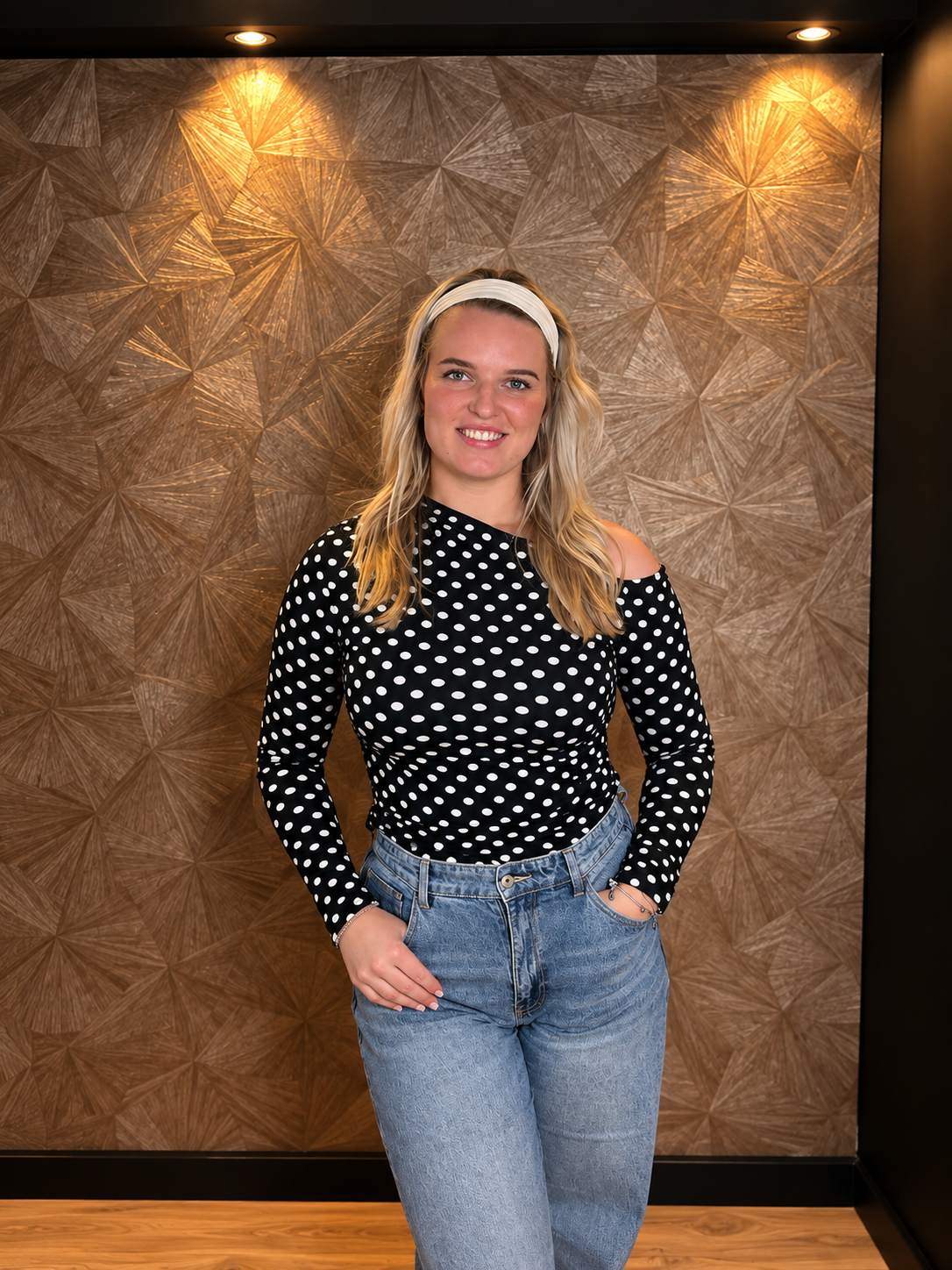 Polka dots top
