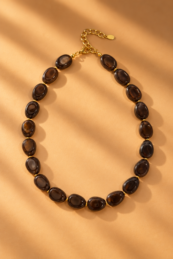 Acryl kralen statement ketting