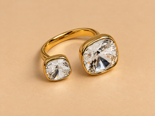 Bold Stone ring goud